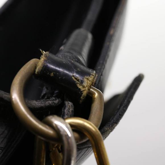 LOUIS VUITTON Epi Biface Clutch Bag Black M52322 LV Auth am5968 - Picture 10 of 16